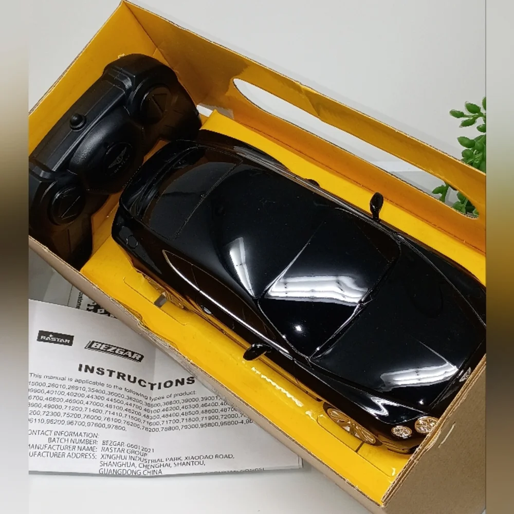 Bently Continental GT Black Remote Control Car